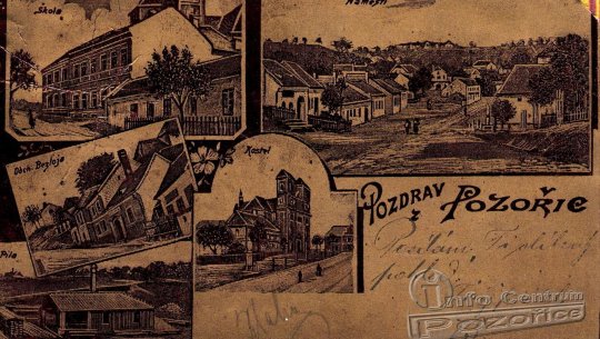 Nejstarší objevená pohlednice Pozořic (kolem r. 1900).jpg